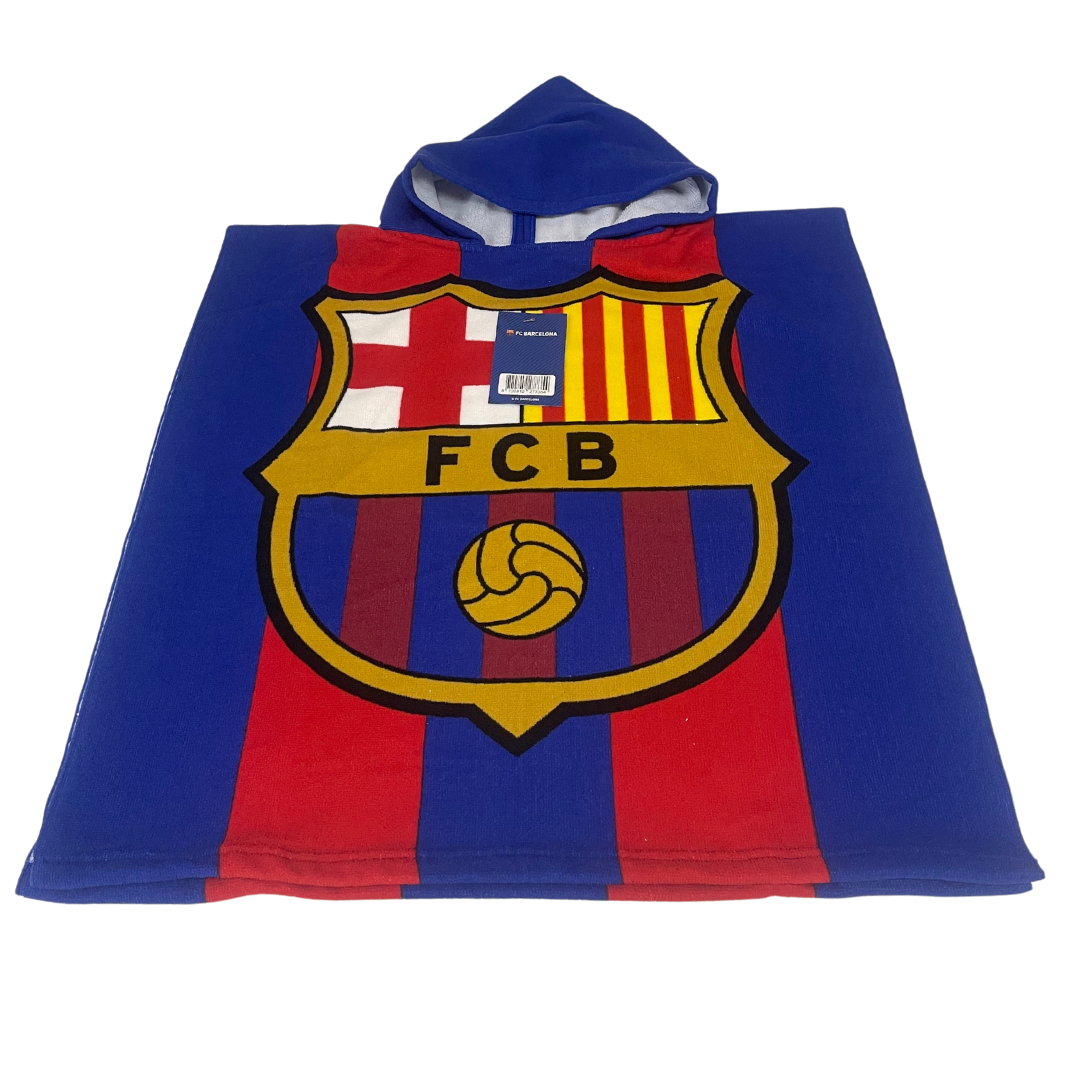 Poncho Bebé FC Barcelona "Blaugrana" Microfibra – 60 x 120 cm