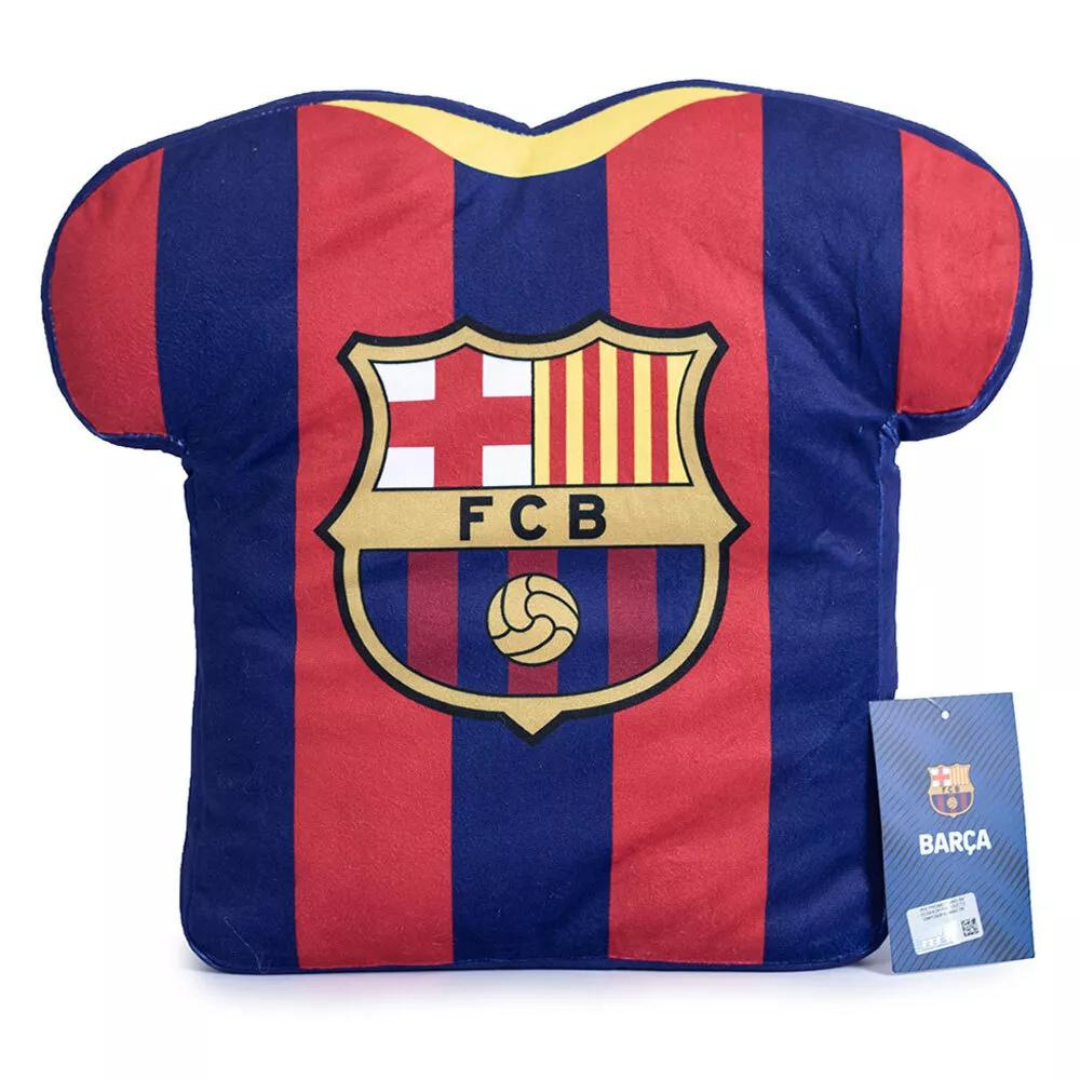 Cojín Camiseta Poliéster FC Barcelona – Forma "10" con Relleno de 30 cm