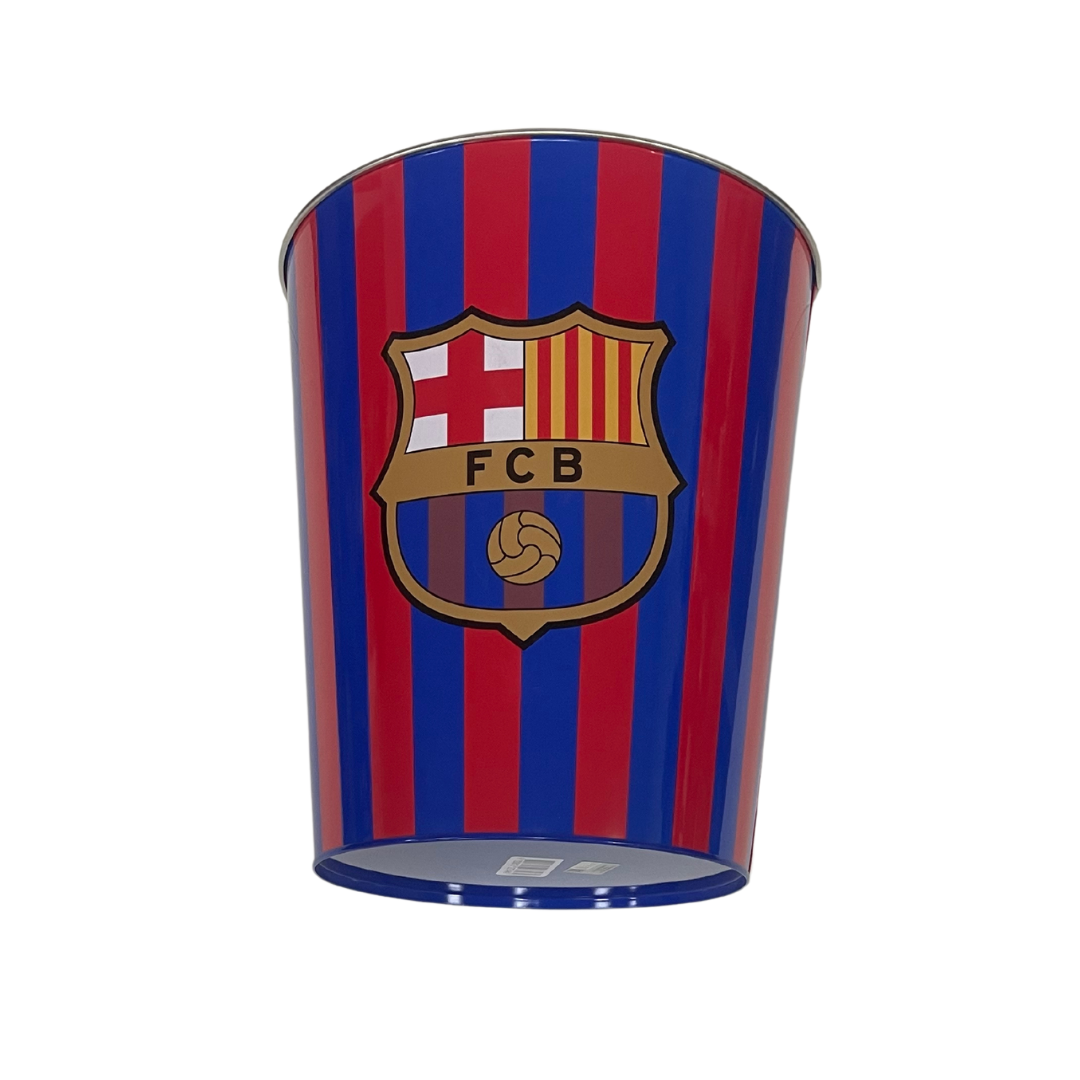 Cubo de Basura de Hojalata FC Barcelona – 25 cm