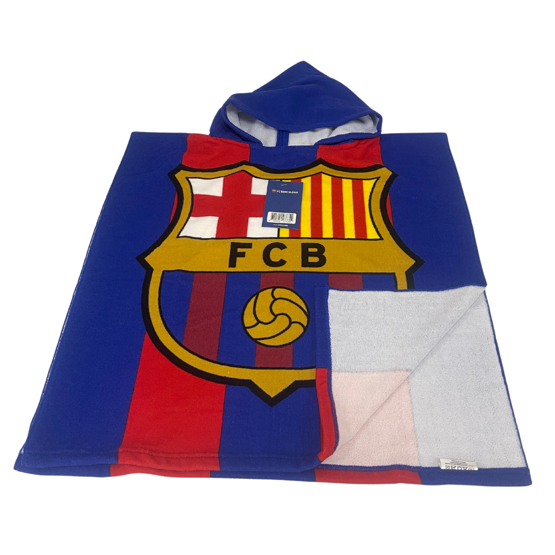 Poncho Bebé FC Barcelona "Blaugrana" Microfibra – 60 x 120 cm