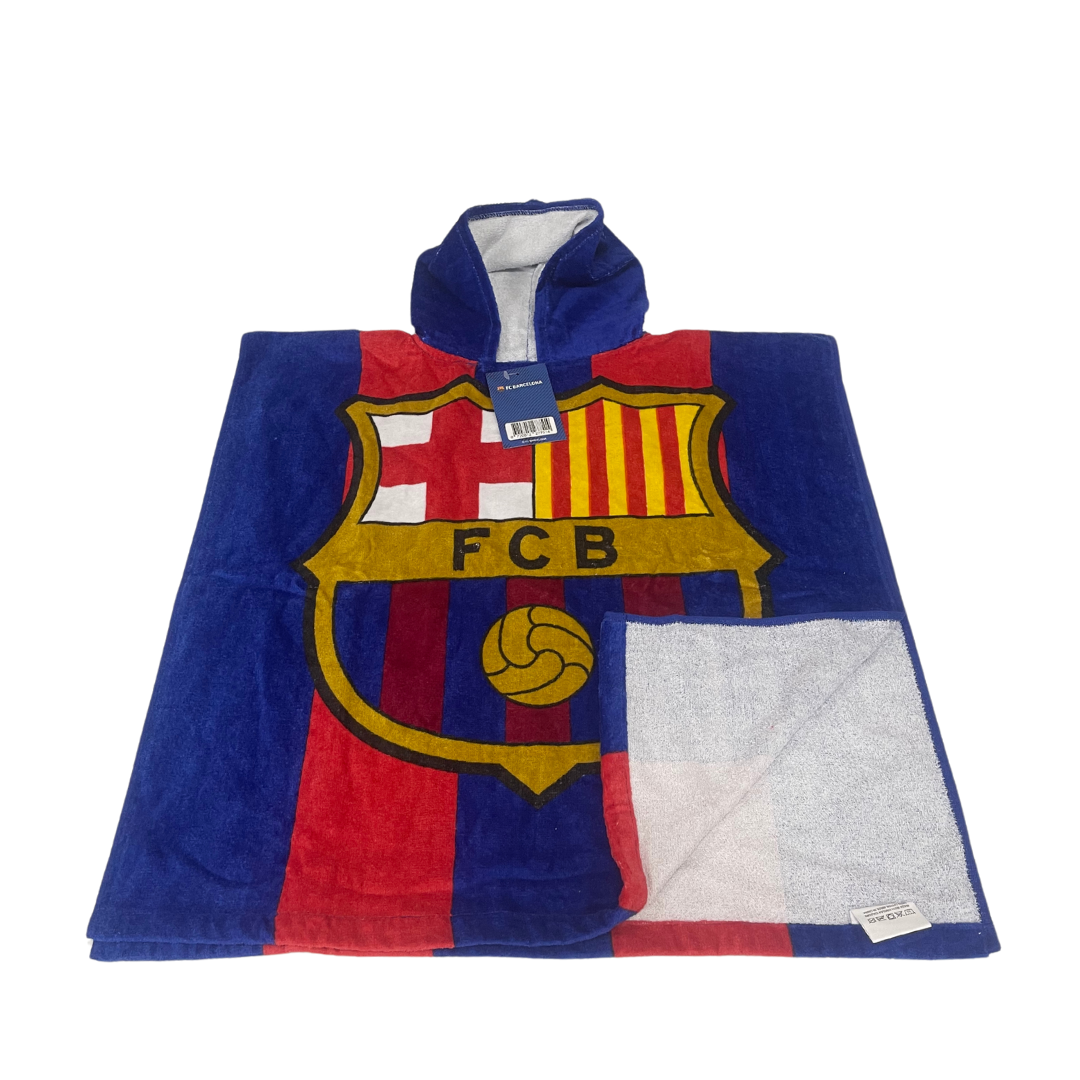 Poncho Bebé FC Barcelona "Blaugrana" Algodón – 60 x 120 cm