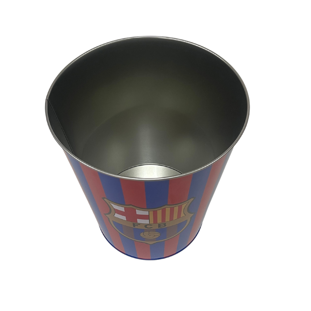 Cubo de Basura de Hojalata FC Barcelona – 25 cm