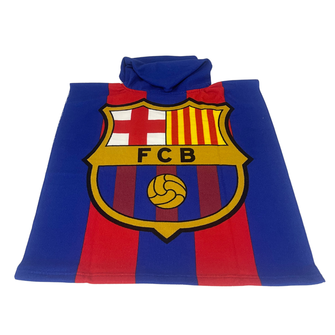 Poncho Bebé FC Barcelona "Blaugrana" Microfibra – 60 x 120 cm